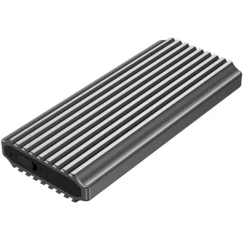 Case per SSD GEMBIRD EE2280-U3C-03 nero per un'unità M.2, USB 3.2 Gen 2 (10 Gbit/s), USB Type-C, alluminio