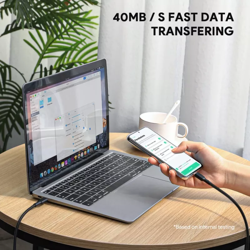 Cavo USB AUKEY CB-KCC102 1,8 m USB-C nero 0,48 Gbit/s
