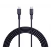 Cavo di ricarica USB AUKEY - 1x USB Type-C a 1x USB Type-C - PD 100W 5A - 1m nero (silicone)