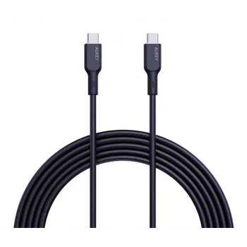 Cavo di ricarica USB AUKEY - 1x USB Type-C a 1x USB Type-C - PD 100W 5A - 1m nero (silicone)
