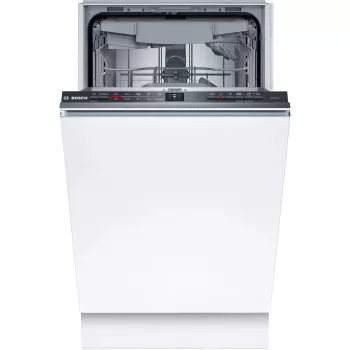 Lavastoviglie da incasso Bosch Serie 2 SPV2HMX42E 45 cm slim, 10 coperti, 46 dB, classe di efficienza energetica E
