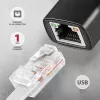 Axagon ADE-AR USB-A 3.2 Gen 1 - Adattatore Gigabit Ethernet, Realtek 8153