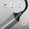 Axagon ADE-TXCA USB-C + USB-A 3.2 Gen 1 - Adattatore Gigabit Ethernet, Asix AX88179