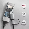 Axagon ADE-TXCA USB-C + USB-A 3.2 Gen 1 - Adattatore Gigabit Ethernet, Asix AX88179