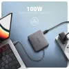 Hub Axagon HMC-5HL USB 5Gbps, 2x USB-A, HDMI 4K/60Hz, RJ-45, PD 100W, cavo USB-C 20cm