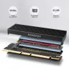 Axagon PCEM2-XS PCIe x16 - Adattatore M.2 NVMe M-Key, con dissipatore passivo in alluminio