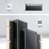 Axagon PCEM2-XS PCIe x16 - Adattatore M.2 NVMe M-Key, con dissipatore passivo in alluminio