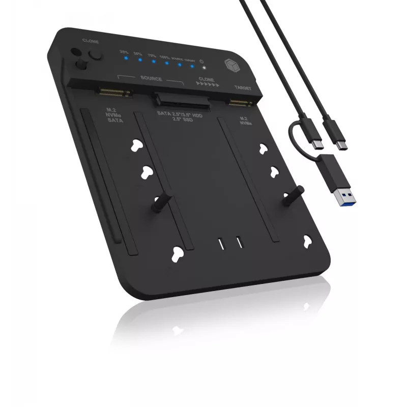 ICY BOX IB-2913MCL-C31 USB 3.2 Gen 2 (3.1 Gen 2) Type-C nero