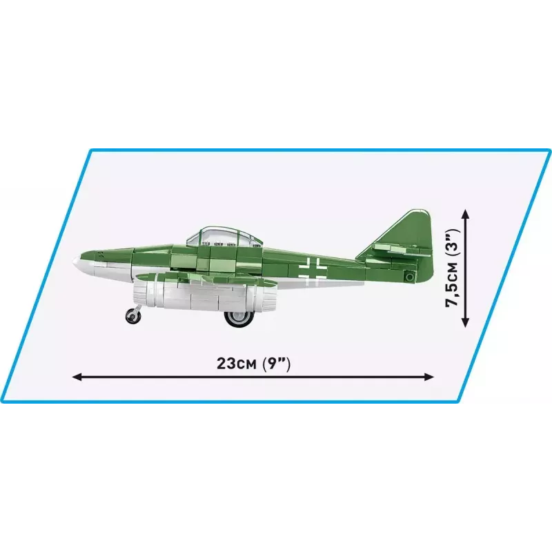 Giocattolo da costruzione Cobi Messerschmitt Me 262 kit di montaggio 500 pezzi