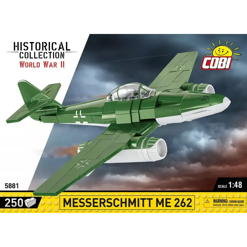 Giocattolo da costruzione Cobi Messerschmitt Me 262 kit di montaggio 500 pezzi
