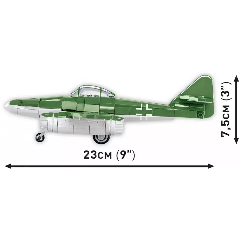 Giocattolo da costruzione Cobi Messerschmitt Me 262 kit di montaggio 500 pezzi