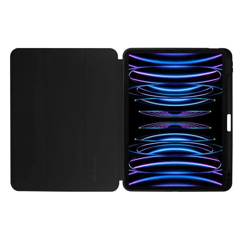 Custodia folio Crong CRG-PRF-IPD11-BLK per iPad Pro 11 2022 2021