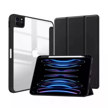 Custodia folio Crong CRG-PRF-IPD11-BLK per iPad Pro 11 2022 2021