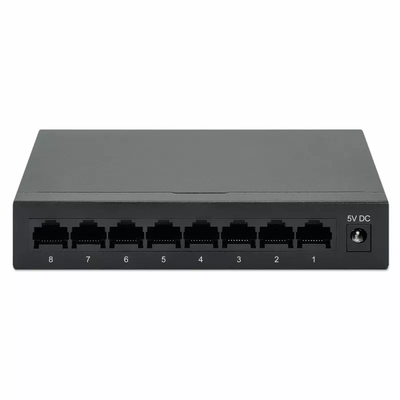 Switch Intellinet 8 porte Gigabit Ethernet, formato desktop, case in metallo, IEEE 802.3az (Energy Efficient Ethernet)