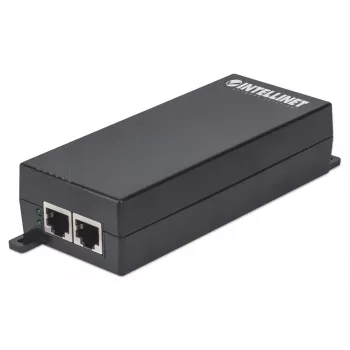 Injector Intellinet Gigabit High-Power PoE+, 1 porta 30 W, conforme IEEE 802.3at/af, case in plastica