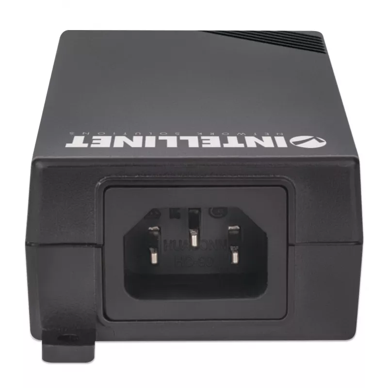 Injector Intellinet Gigabit High-Power PoE+, 1 porta 30 W, conforme IEEE 802.3at/af, case in plastica