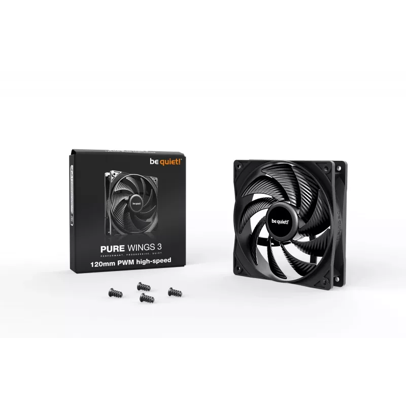 be quiet! Pure Wings 3 120mm PWM High-Speed ventola per case 12 cm nero 1 pz.