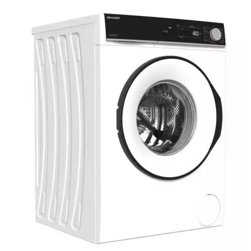Lavatrice Sharp ES-NFA910BW1NA-PL, a carica frontale, 9 kg, classe di efficienza energetica A