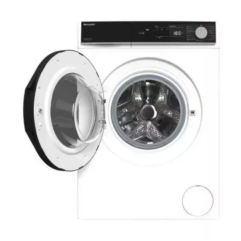 Lavatrice Sharp ES-NFA910BW1NA-PL, a carica frontale, 9 kg, classe di efficienza energetica A