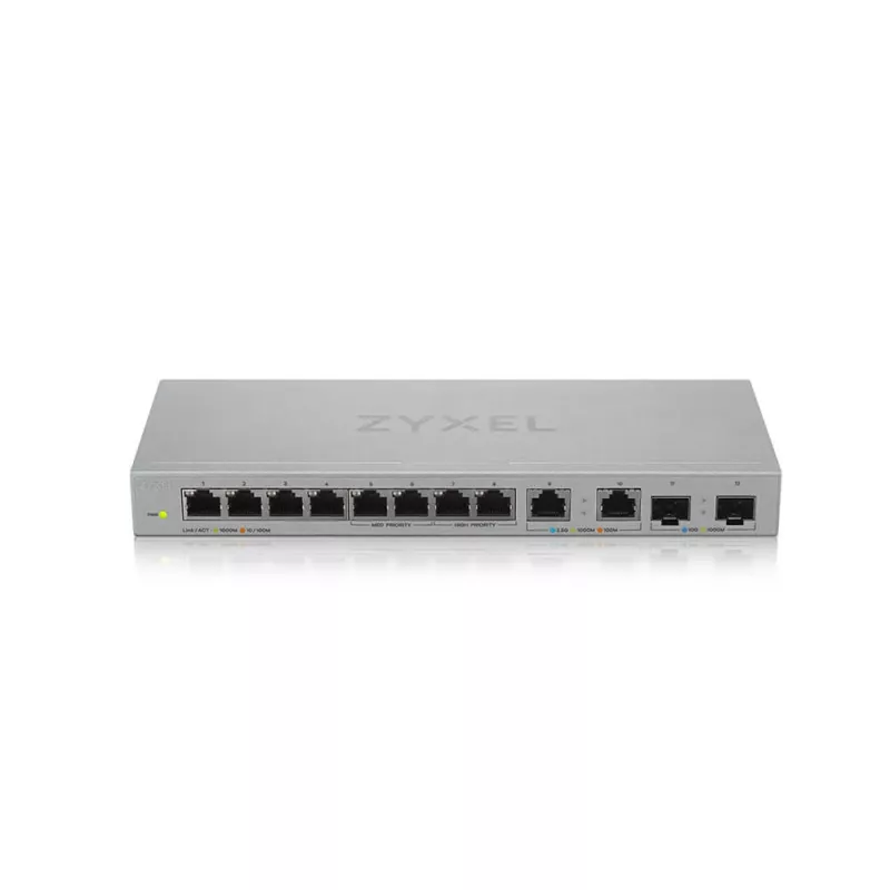 Zyxel XGS1010-12-ZZ0102F switch di rete unmanaged Gigabit Ethernet (10/100/1000) grigio