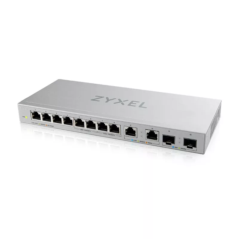 Zyxel XGS1010-12-ZZ0102F switch di rete unmanaged Gigabit Ethernet (10/100/1000) grigio