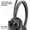 HP Poly Voyager 4320 UC cuffie stereo USB-A +BT700 adattatore USB-A +stazione di ricarica