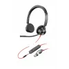HP Poly Blackwire 3325 cuffie stereo Microsoft Teams Certified USB-C +spina 3.5mm +adattatore USB-C/A