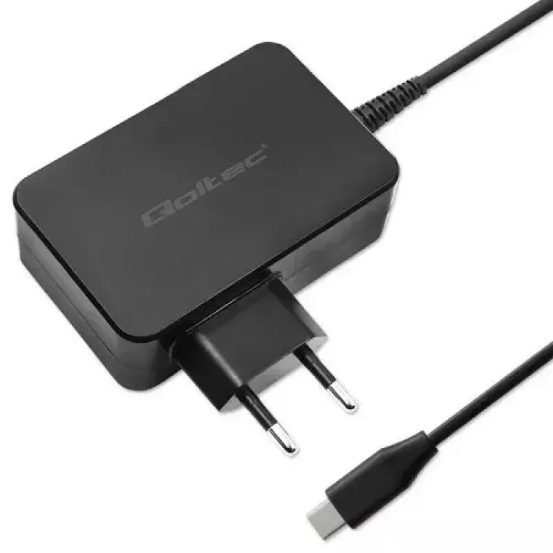 Caricabatterie Qoltec 52388 Indoor Fast Charging 20V 5A nero