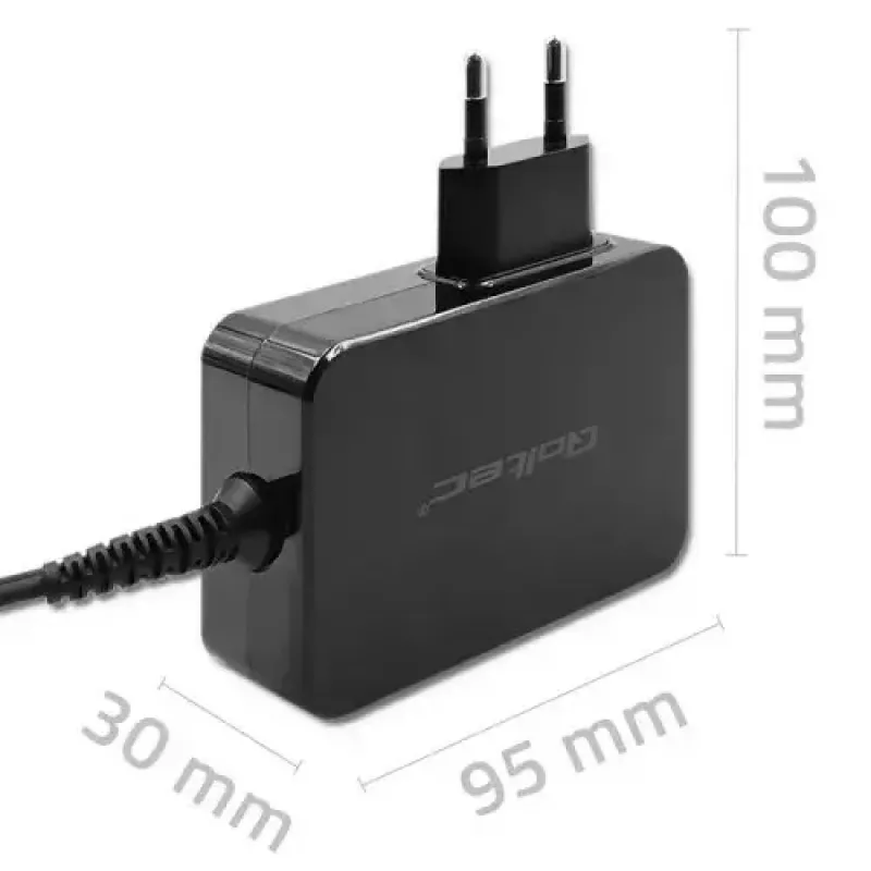 Caricabatterie Qoltec 52388 Indoor Fast Charging 20V 5A nero