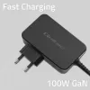 Caricabatterie Qoltec 52388 Indoor Fast Charging 20V 5A nero