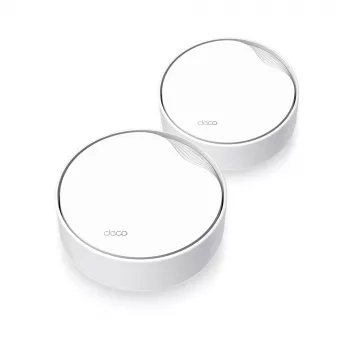 TP-Link AX3000 Whole Home Mesh Wi-Fi 6 System con PoE, bianco, interno, sistema Mesh, 420 m², dual-band (2,4 GHz / 5 GHz), Wi-Fi 6 (802.11ax)