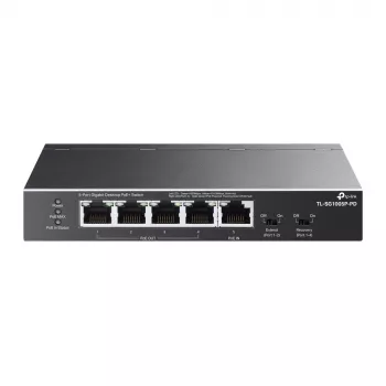 Switch di rete TP-Link TL-SG1005P-PD Gigabit Ethernet (10/100/1000) Power over Ethernet (PoE) nero