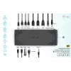 i-tec USB-C Triple Display Docking Station Gen 2 Power Delivery 100W con filo 3.2