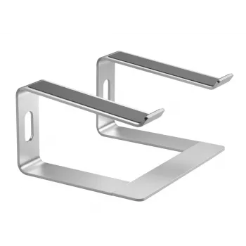 Supporto per laptop Gembird NBS-D1-01 alluminio argento per notebook fino a 39,6 cm (15,6 inch), portata 5 kg