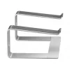 Supporto per laptop Gembird NBS-D1-01 alluminio argento per notebook fino a 39,6 cm (15,6