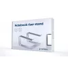 Supporto per laptop Gembird NBS-D1-01 alluminio argento per notebook fino a 39,6 cm (15,6