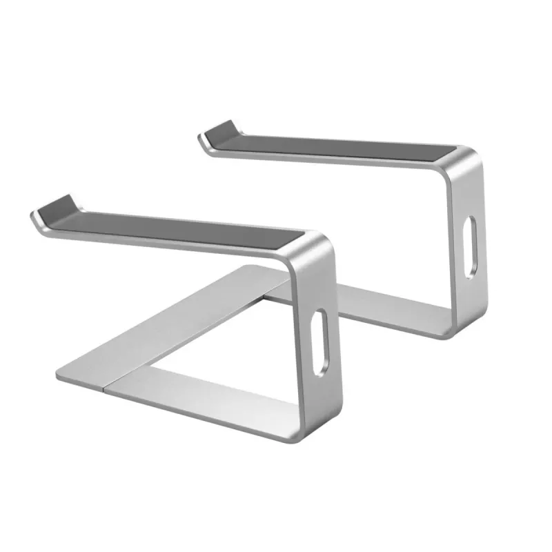 Supporto per laptop Gembird NBS-D1-01 alluminio argento per notebook fino a 39,6 cm (15,6
