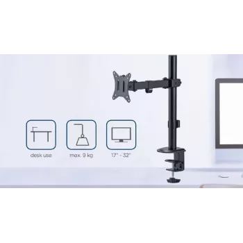 GEMBIRD Supporto da scrivania per un monitor, 17–32 pollici