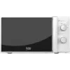 Beko MOC20100WFB forno a microonde solo, 700 W, 20 l, piatto rotante da 24,5 cm, comandi meccanici, bianco
