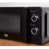 Beko MOC20100WFB forno a microonde solo, 700 W, 20 l, piatto rotante da 24,5 cm, comandi meccanici, bianco
