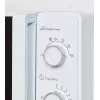 Beko MOC20100WFB forno a microonde solo, 700 W, 20 l, piatto rotante da 24,5 cm, comandi meccanici, bianco