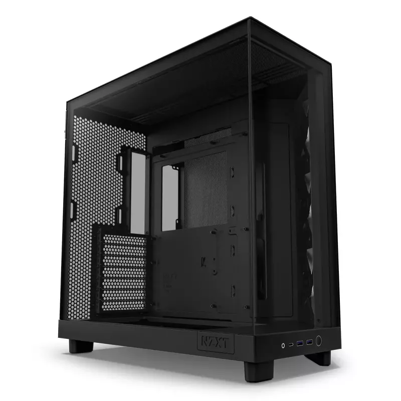 Case PC NZXT H6 Air Flow Midi Tower nero
