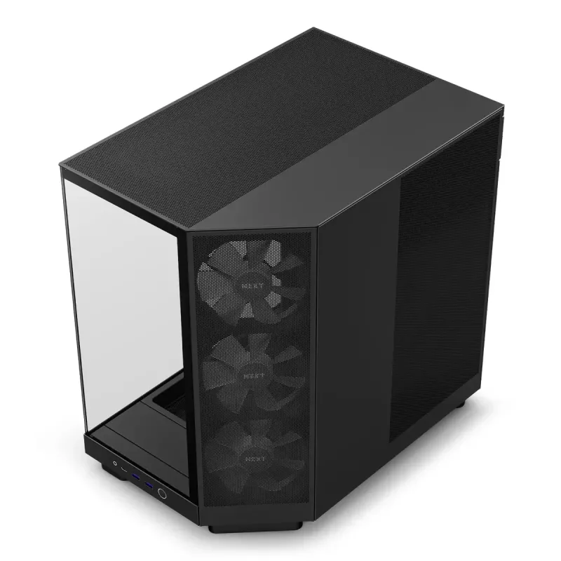 Case PC NZXT H6 Air Flow Midi Tower nero