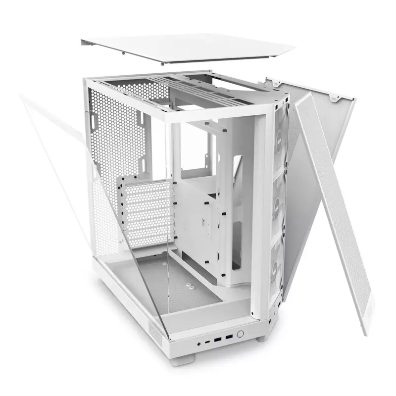 Case PC NZXT H6 Air Flow Midi Tower bianco