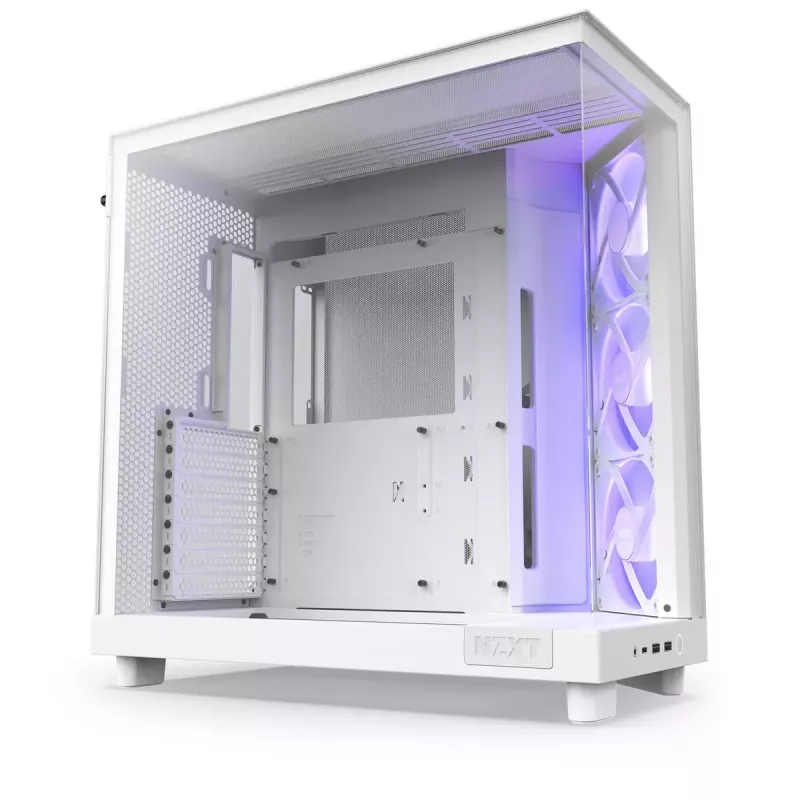 Case PC NZXT H6 Air Flow Midi Tower bianco
