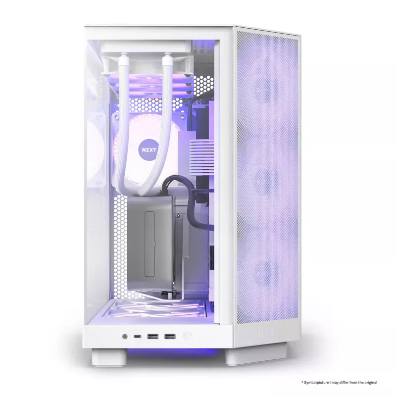 Case PC NZXT H6 Air Flow Midi Tower bianco
