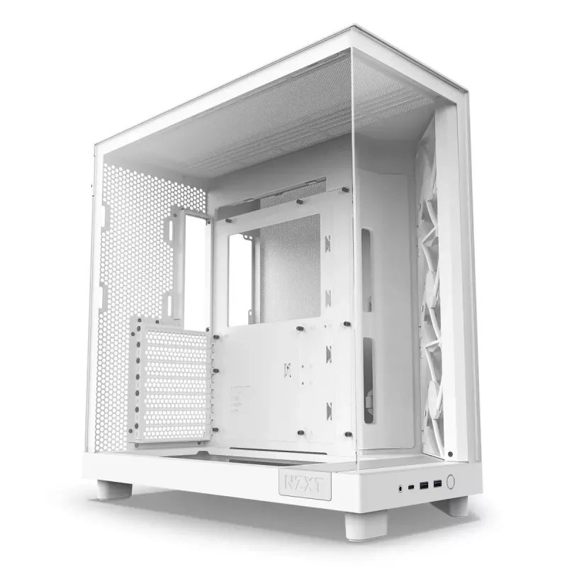 Case PC NZXT H6 Air Flow Midi Tower bianco