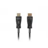 Cavo HDMI LANBERG CA-HDMI-30FB-0100-BK 10 m, HDMI Type-A 2.1, 48 Gbit/s, 144 Hz, HDR, ARC, Ethernet