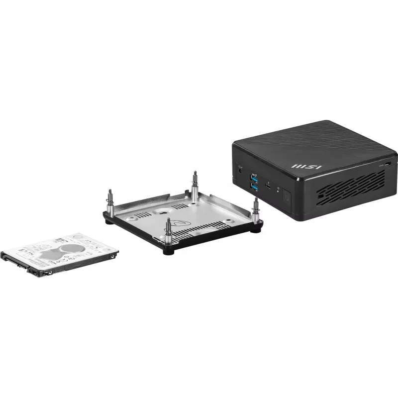 MSI Cubi 5 12M-002EU Intel® Core™ i5 i5-1235U 8 GB DDR4-SDRAM 512 GB SSD Windows 11 Pro Mini-PC nero