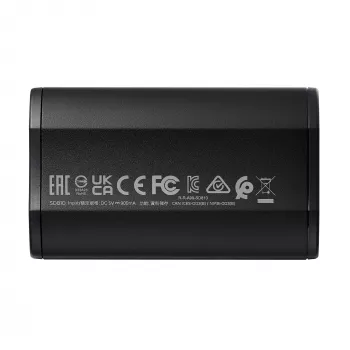 SSD portatile ADATA SD810 500 GB — USB Type-C, USB 3.2 Gen 2x2, 2000 MB/s, IP68, alluminio, nero